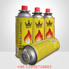 65mm Tinplate Portabel Butana Gas Canister Untuk Kompor Gas BBQ