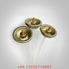 Golden Lacquered Tinplate Aerosol Can Valve Untuk Pembersih Busa Perawatan Mobil Kaleng Timah
