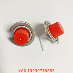 Red Cover Gas Canister Valves 1inch Control Valve Untuk Kompor Gas Outdoor
