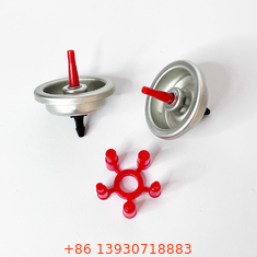 Katup Isi Ulang Gas Lighter Standar Logam Dan Bahan Plastik untuk Kaleng Gas Lighter
