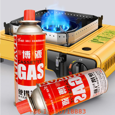 Katup Semprot Aerosol Portabel ISO9001 Katup Kartrid Kompor Gas Butana Anti Bocor