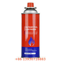 Aktivitas Luar Ruangan 227g Bahan Tinplate Tabung Gas Butana Portabel