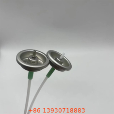 Button Actuator Aluminium Aerosol Valve dengan Pola Semprot Kabut dalam 50-200mcl Tingkat