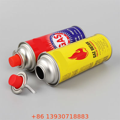 Katup Aerosol Kompor Gas Butana dengan Tutup Merah untuk Piknik Berkemah dan Memasak di Meja