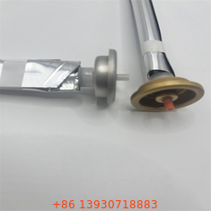 Kapasitas yang disesuaikan Silver Cylinder Aerosol Bag On Valve Dengan Leak Proof Plastic