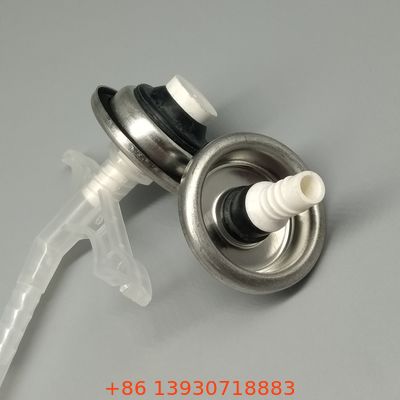 Katup semprot busa PU yang efisien dan bertekanan rendah untuk kit busa dua komponen dengan evakuasi produk lengkap dan limbah minimal.