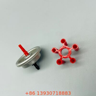 Katup Aerosol Gas Korek Api Butana Batang Plastik 1 Inci Presisi Tinggi untuk Kaleng Isi Ulang