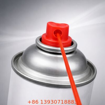 360 ° katup dispenser aerosol dengan ukuran satu inci dan konstruksi tinplate logam untuk penyemprotan multi-sudut