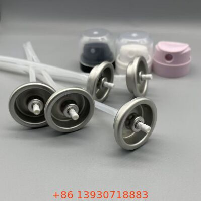 One Inch Aerosol Valve for Powder-Based Dry Shampoo with Tinplate Construction