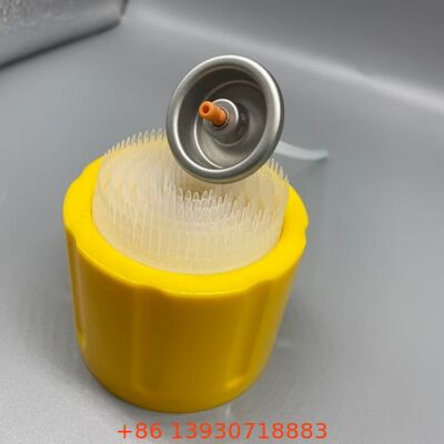 1 Inch Aerosol Valve System with Brush Cap untuk produk pencuci semprotan busa