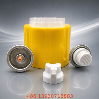 Valve Aerosol Pemutih busa pemotong lemak dengan desain lubang lebar untuk busa dengan kepadatan tinggi dan bahan tahan kimia