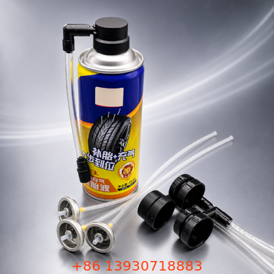 Pemancar katup inflator ban untuk aerosol - tahan kebocoran, tahan tekanan tinggi dengan pegangan ergonomis, kompatibel dengan katup standar 1 inci