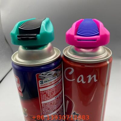 Aktuator pemicu yang dapat dilipat dengan nozel semprot beraksi ganda dengan mekanisme penguncian anti kebocoran dan tabung ekstensi terintegrasi