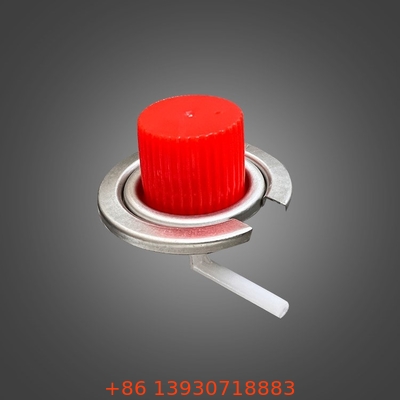 OEM Outdoor Barbecue Metal Gas Cartridge Valve Anti Bocor Ringan