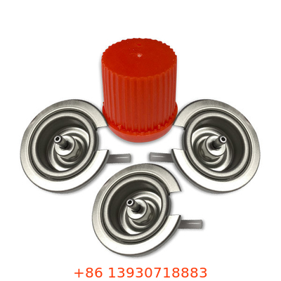 OEM Portable Camping Gas Valve Gas Canister Valve Dengan Buna Gasket
