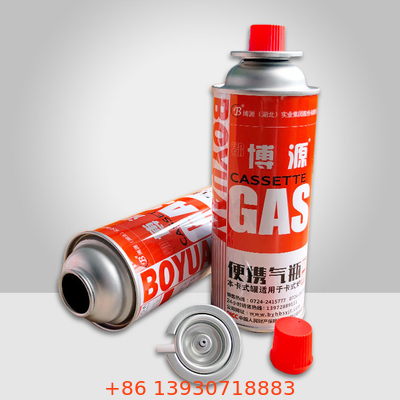 Tinplate Butane Fuel Canister Butane Gas Valve 1 Inch Camp Gas Kompor Valve