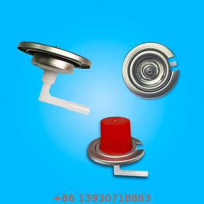 Katup Botol Gas Butana 227g Kosong Satu Inch Cartridge Gas Valve Dengan Nozzle