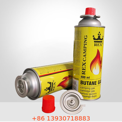 OEM Outdoor Barbecue Metal Gas Cartridge Valve Anti Bocor Ringan