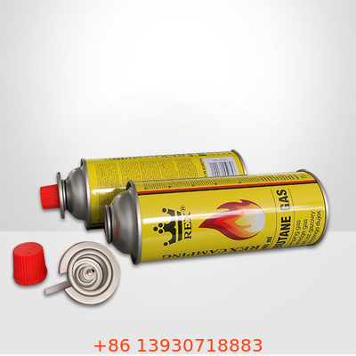 25.4mm Camping Butane Gas Valve Untuk Kaleng Aerosol Dinding Lurus