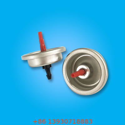 Stainless Steel Spring Plastik Butana Gas Stem Universal Butane Lighter Gas Isi Ulang (Warna Merah)