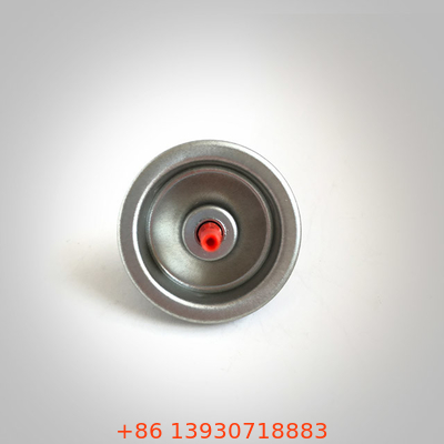 25.4mm Tinplate Refillable Lighter Valve Dengan Bagian Komponen Adaptor
