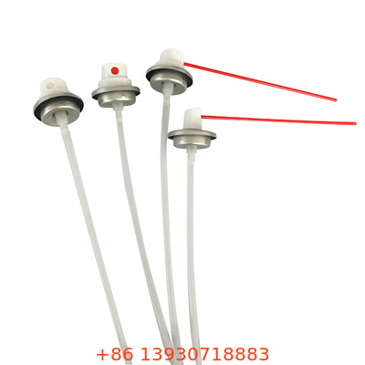 25.4mm Oil Base Insektisida Aerosol Spray Valve Tinplate OEM Tersedia