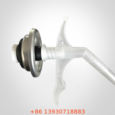 Tube Type PU Foam Cleaner Aerosol Valve Dengan Tube Dan Cap Untuk Bahan Konstruksi Aerosol Kaleng