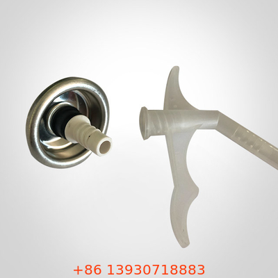 Jenis Tabung Satu Inci Aerosol Pu Foam Spray Valve Dengan Tabung Dan Tutup Untuk Kaleng Busa Poliuretan Semprot