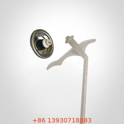 1 Inch Gun Type Pu Foam Spray Can Valve Dengan Tabung Dan Tutup Untuk Bahan Konstruksi Kaleng