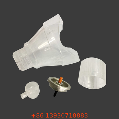 Putih 25.4mm Oxygen Spray Cap Mask Actuator Untuk Pernapasan Oksigen