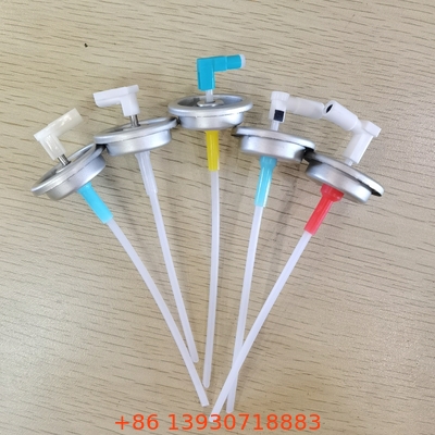 Katup Aerosol Presisi Satu Inci Katup Terukur Di batang Logam Aerosol