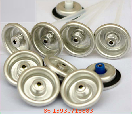 PE Housing Aerosol Gas Can Valve Dengan Dip Tube Untuk Refrigerant