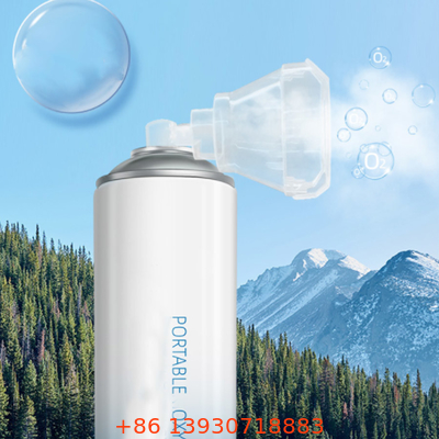 Aerosol Botol Oksigen Kekuatan Tinggi Dapat Ditutup Dengan Nozzle Masker