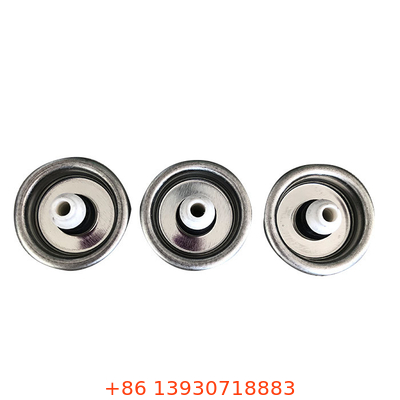 Satu Inch Tinplate Gun Type Aerosol Pu Foam Spraying Valve Dengan Cap Untuk Konstruksi Kaleng Timah
