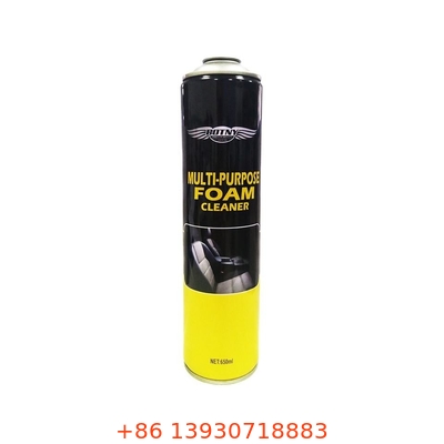 Golden Lacquered Tinplate Aerosol Can Valve Untuk Pembersih Busa Perawatan Mobil Kaleng Timah