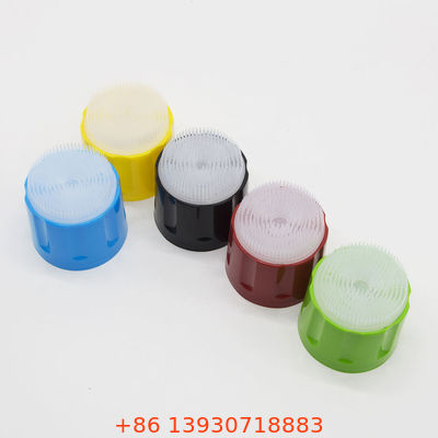 Cap sikat untuk pembersih busa mobil 2-in-1 Menggosok & menyemprotkan botol Aerosol Spray Cap untuk Detailing Otomotif