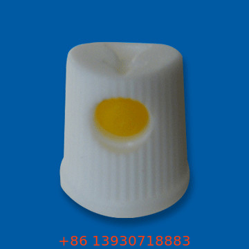 Kuning Insert Tinplate Aerosol Spray Paint Actuator 0.46mm Orifice