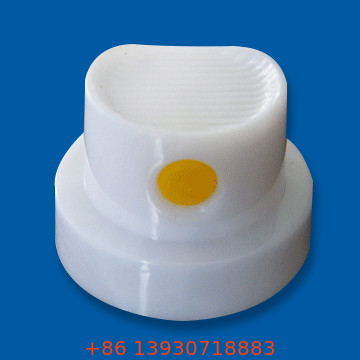 Kuning Insert Tinplate Aerosol Spray Paint Actuator 0.46mm Orifice