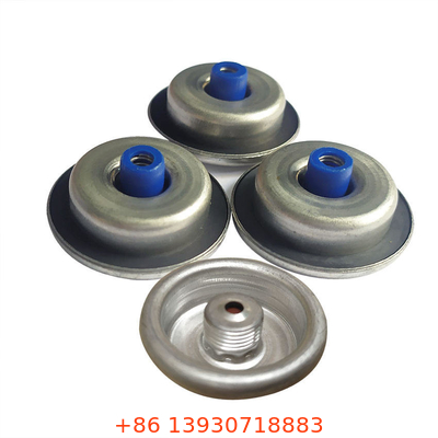 Female Self Sealing Threaded Camping Gas Valve 25.4mm Untuk Pasar Uni Eropa