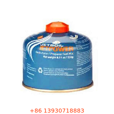Kapsul gas propana butana multi-tujuan untuk perjalanan, berkemah, dan keadaan darurat 300g, desain kompak