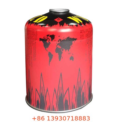 450g Tabung Gas Butana Butana Propana Campuran Gas Cartridge Diameter 106mm