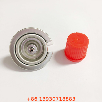Penggemar Outdoor Gas Cartridge Valve Metal Dan Bahan Polypropylene