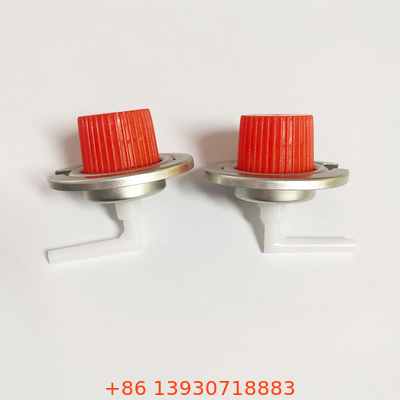 Red Cover Gas Canister Valves 1inch Control Valve Untuk Kompor Gas Outdoor
