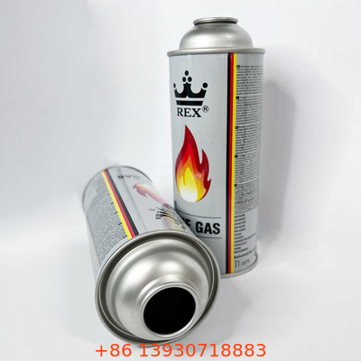 65 * 158mm Butana Gas Can untuk Memasak Baking Barbecue