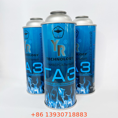 Kaleng Bahan Bakar Propana Tabung Gas Butana 65*158 Mm Jenis Aksesori
