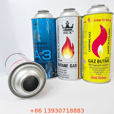 Tangki Gas Butana Timah / Kaleng Butana Untuk Perkhemahan