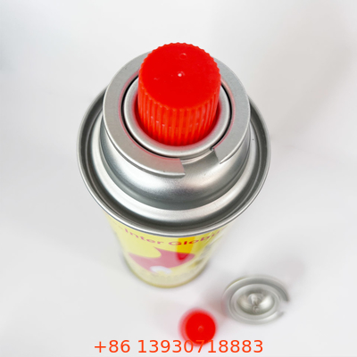 CMYK Printing Mini 220g Butane Gas Cartridge Untuk Camping Bbq