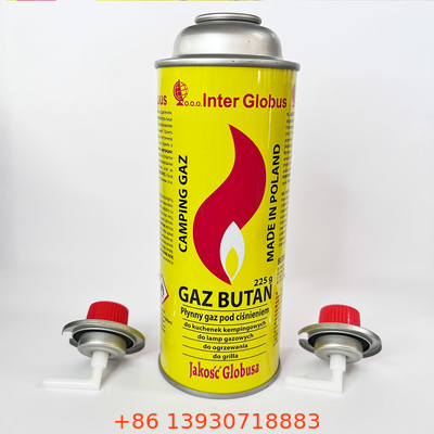 Tabung Gas Butana Tembok Lurus untuk Panci Panas Termasuk 1 X Tabung