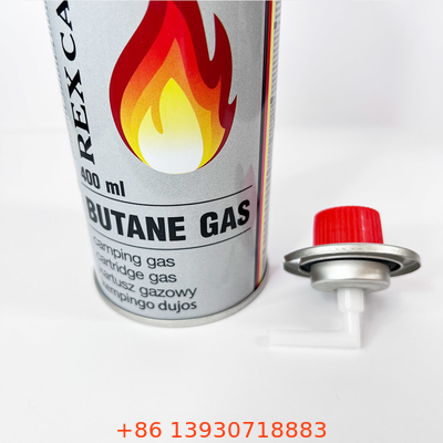 Tebal 0.20mm Timah Kosong 227g Butana Gas Cartridge Berkemah Botol Gas Butana