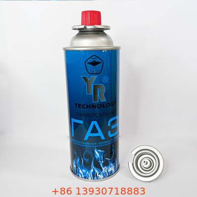 Kosong tinplate 220g Tabung Gas Isi Ulang 190g Kartrid Gas Butana